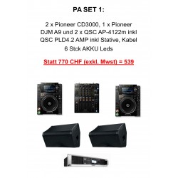 DJ Setup Party 3 mit Licht...